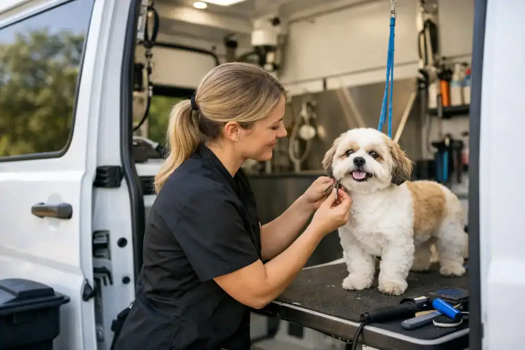 How Do Mobile Pet Groomers Work?