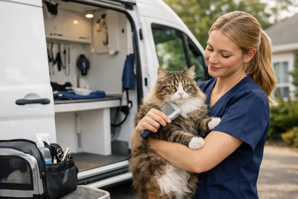 Cat Grooming Services Mobile and Stress-Free