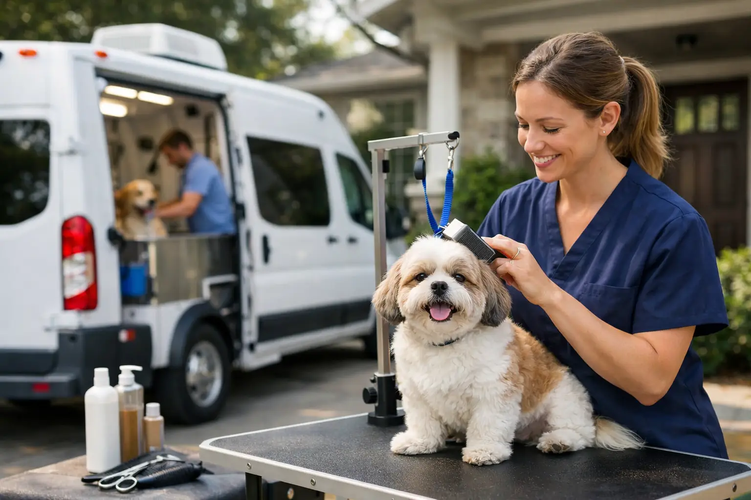 How Mobile Pet Grooming Works at Your Doorstep