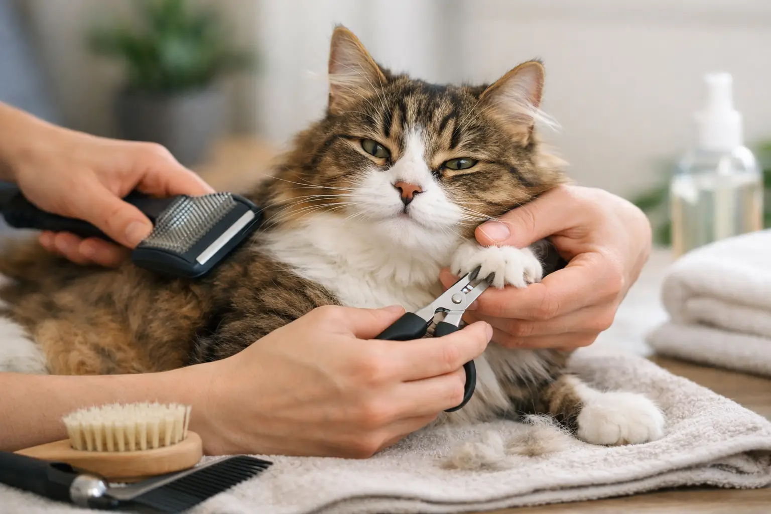 How to Groom Cats Without the Salon Stress