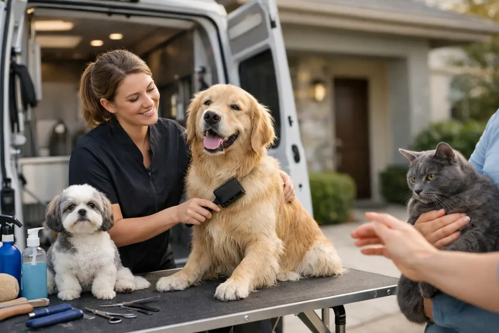 Stress Free Pet Grooming at Your Doorstep